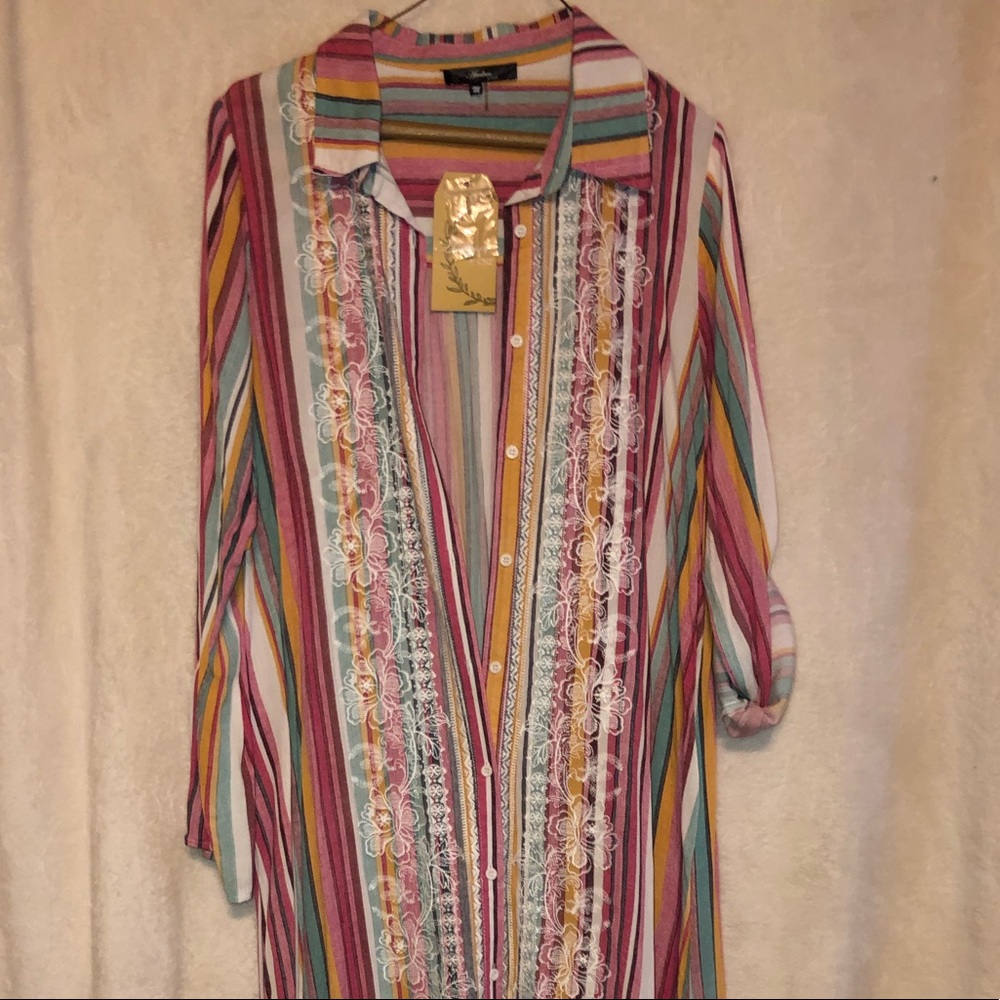 Serape duster